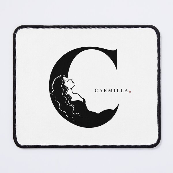 Item preview, Carmilla Gothic Initial Monogram Letter C Vampire Design designed and sold by Fenay Designs.