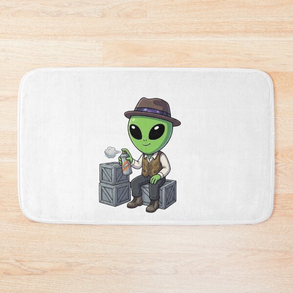 Item preview, Martian Street Artist: Cosmic Graffiti Alien designed and sold by fedetrev.
