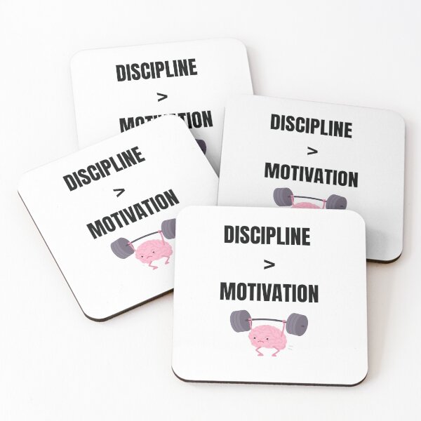 Artikelvorschau, DISCIPLINE > MOTIVATION Gym motivation or Exam motivation entworfen und verkauft von DailyQuestPrint.