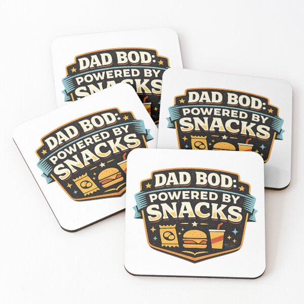 Item preview, Dad Bod Powered By Snacks designed and sold by Snedsdigital.