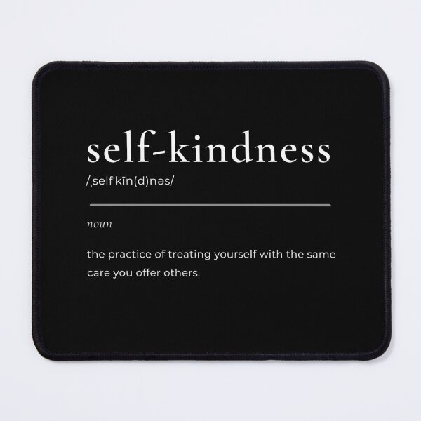 Item preview, Self-Kindness Definition Shirt | Mental Health Quote Tee | Minimalist Self Love Shirt | Healing & Growth Apparel designed and sold by Stillpath Co..