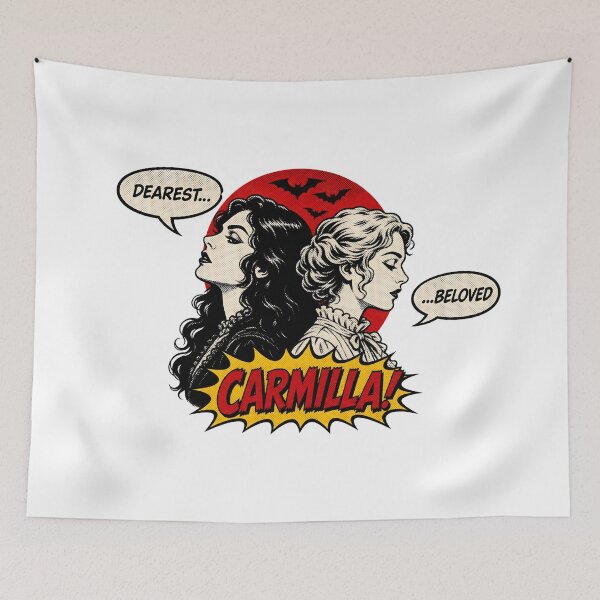 Item preview, Carmilla Pop Art Comic Dearest Beloved Lesbian Vampire designed and sold by Fenay Designs.
