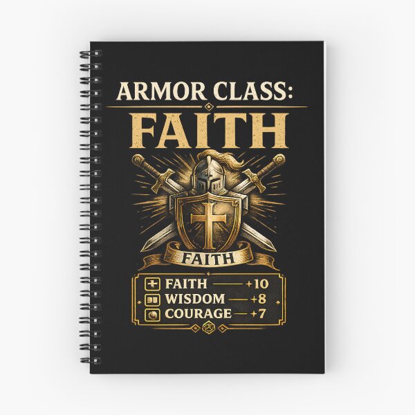 Item preview, Armor Class Faith - Christian Knight Spiritual Warfare designed and sold by Faith Level Up.