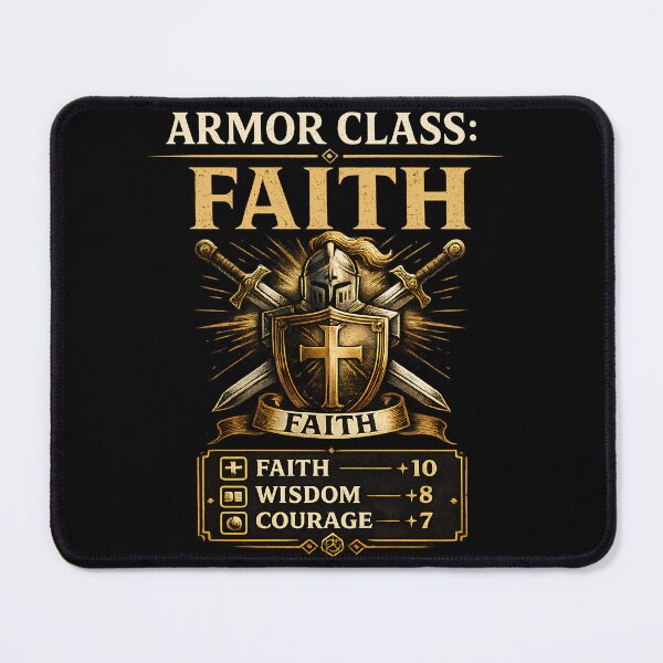 Item preview, Armor Class Faith - Christian Knight Spiritual Warfare designed and sold by Faith Level Up.