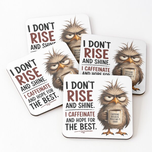 Item preview, I don't rise and shine designed and sold by melallen76.