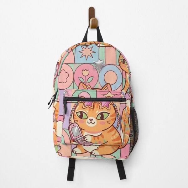 Item preview, Retro Y2K Aesthetic Cute Orange Cat Pattern designed and sold by Iampoji.