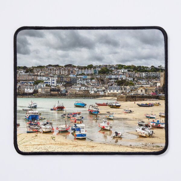 Item preview, St Ives Harbour And Boats at Low Tide, Cornwall, England designed and sold by Paul Thompson Photography.