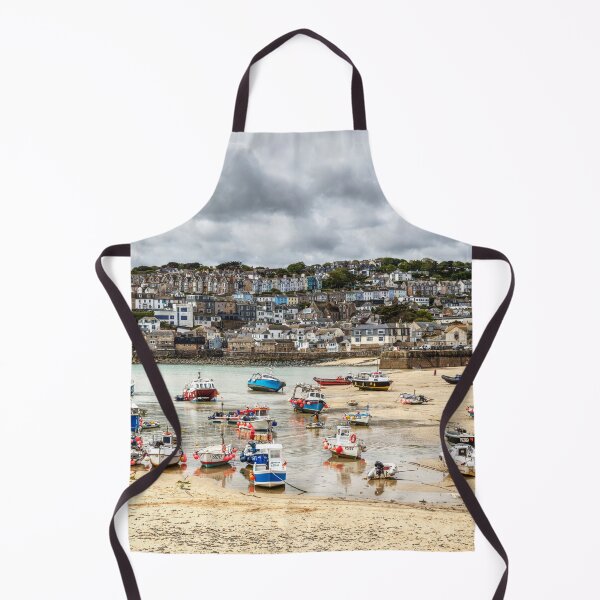 Item preview, St Ives Harbour And Boats at Low Tide, Cornwall, England designed and sold by Paul Thompson Photography.
