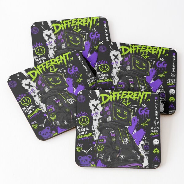 Item preview, Play Different, Level Up Forever designed and sold by _Stickora_.