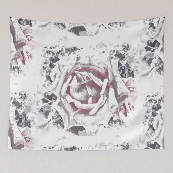 Item preview, Vintage Gothic Rose Sketch Watercolor Art designed and sold by BalkanBloom.