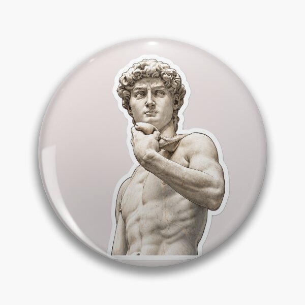 Item preview, Michelangelo David Sticker – Classic Renaissance Art Design designed and sold by AstraDrip Studio.