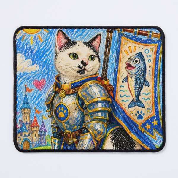 Item preview, Sir Chao and the Banner of the Silver Sardine designed and sold by ITSimagination.