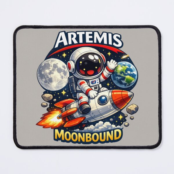 Item preview, Whimsical Astronaut Riding a Rocket  designed and sold by radiogalaxy.