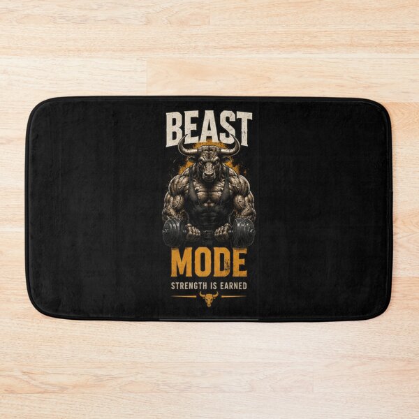Item preview, BEAST MODE Gym motivation designed and sold by DailyQuestPrint.