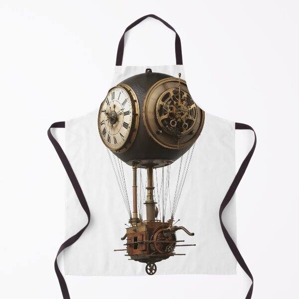Item preview, Steampunk Clockwork Hot Air Balloon Invention designed and sold by LuxPrintLab.