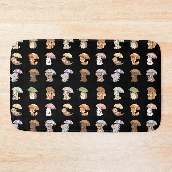 Item preview, Cute animals Sticker Pack Kawaii Rainy Day Animals Aesthetic animal Umbrellas Stickers designed and sold by Art IN Pack.