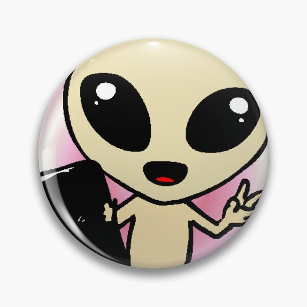 Item preview, Alien Kawaii Selfie Mobile Extraterrestrial Peace Chibi Pink Spiral Meme designed and sold by AstronautMerch.