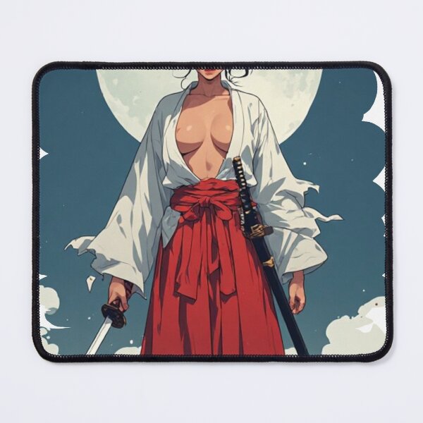 Item preview, Moonlit Ronin | Warrior Woman Samurai Fantasy designed and sold by halibutgoatramb.