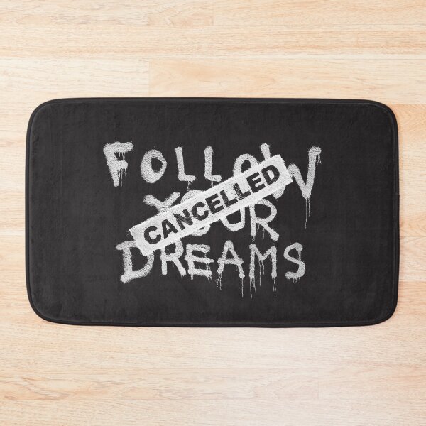 Item preview, Follow Your Dreams - Cancelled - Inverted - Banksy designed and sold by ChimyandFunky.