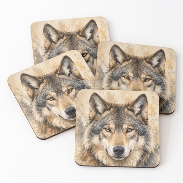 Item preview, Wolf – Majestic Wilderness Animal Illustration designed and sold by OmikronStore.