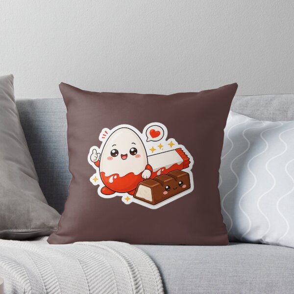 Item preview, Kawaii Chocolate Egg Character – Cute Candy Lover Cartoon Sticker designed and sold by AstraDrip Studio.