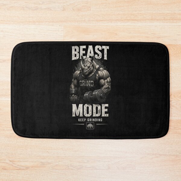 Item preview, BEAST MODE Gym motivation designed and sold by DailyQuestPrint.