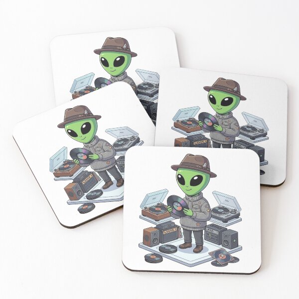 Item preview, Cosmic Grooves: The Alien Vinyl Collector designed and sold by fedetrev.