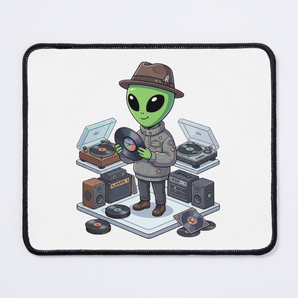 Item preview, Cosmic Grooves: The Alien Vinyl Collector designed and sold by fedetrev.