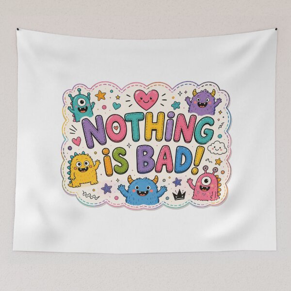 Item preview, Nothing Is Bad! Cute Monsters designed and sold by ByTiti.
