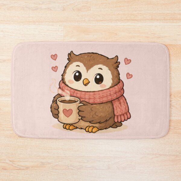Item preview, Cozy Coffee Owl  designed and sold by MellowMunchkins.