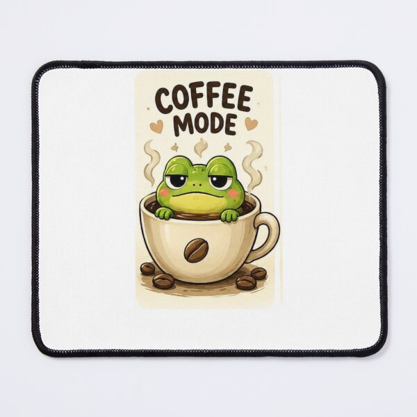 Item preview, Coffee Mode Frog designed and sold by layalistoresa.