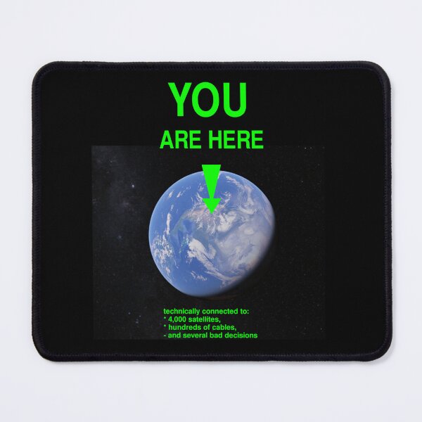 Item preview, You are here - picture of earth designed and sold by LittleGreyMan2026.