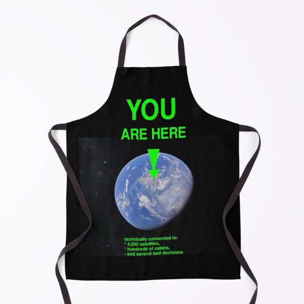 Item preview, You are here - picture of earth designed and sold by LittleGreyMan2026.