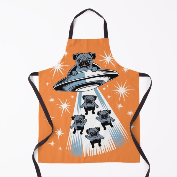 Item preview, UFO abducting pugs designed and sold by 123ks.