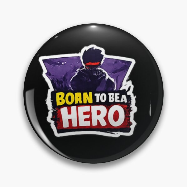 Item preview, BORN TO BE A HERO Anime Manga Design designed and sold by DailyQuestPrint.