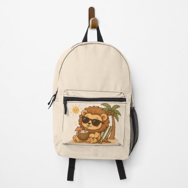 Artikelvorschau, Chill Vibes Holiday Lion entworfen und verkauft von MellowMunchkins.