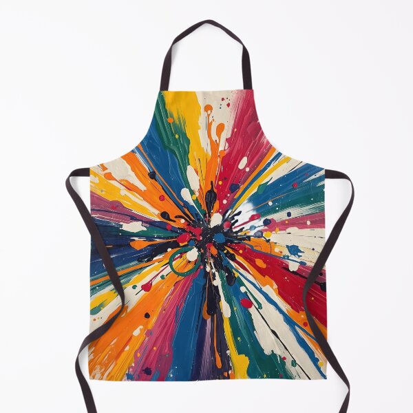 Item preview, Vibrant Radial Abstract Expressionism designed and sold by LuxPrintLab.