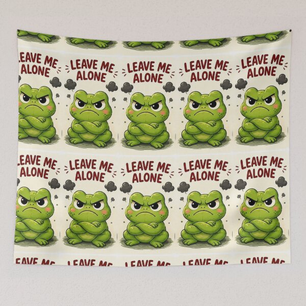 Item preview, Leave Me Alone Frog designed and sold by layalistoresa.