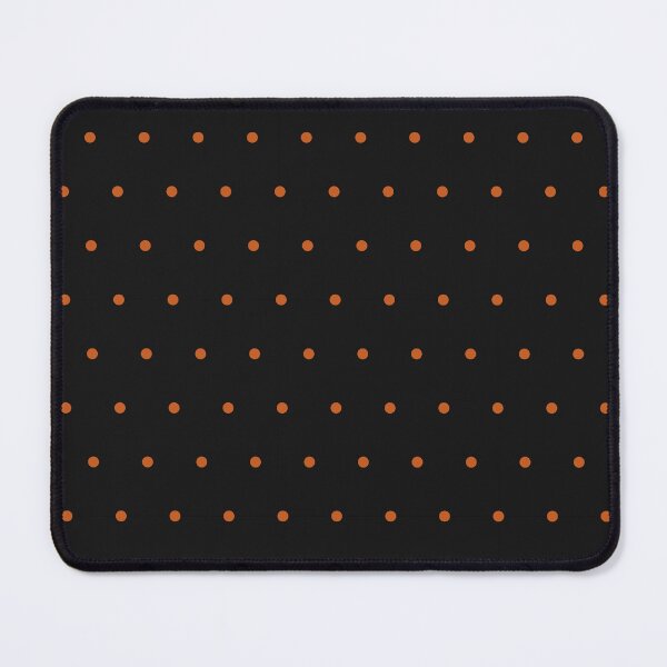 Item preview, Black and Burnt Orange micro dots designed and sold by pattern-archive.