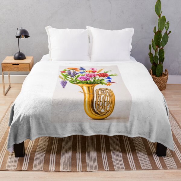 Item preview, Tuba emitting floral notes designed and sold by ales-panz.