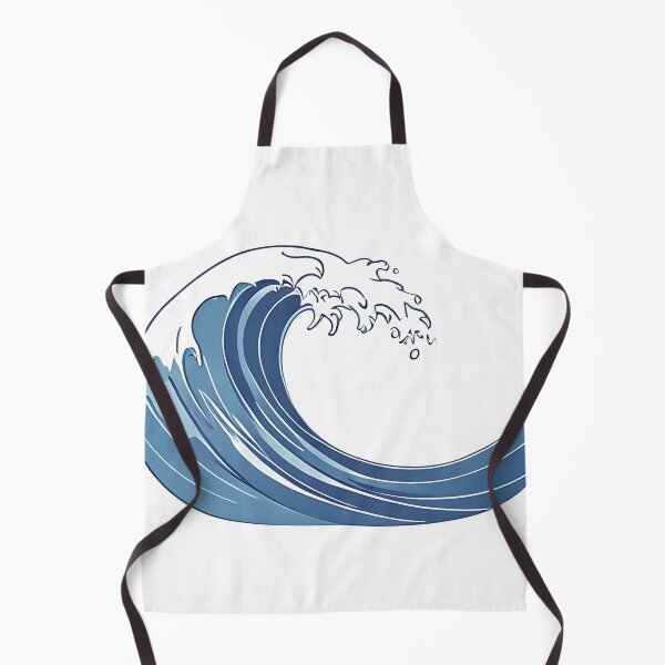 Item preview, Wave Flow: Minimalist Japanese Ocean Wave Line Art designed and sold by Mercella-Inc.