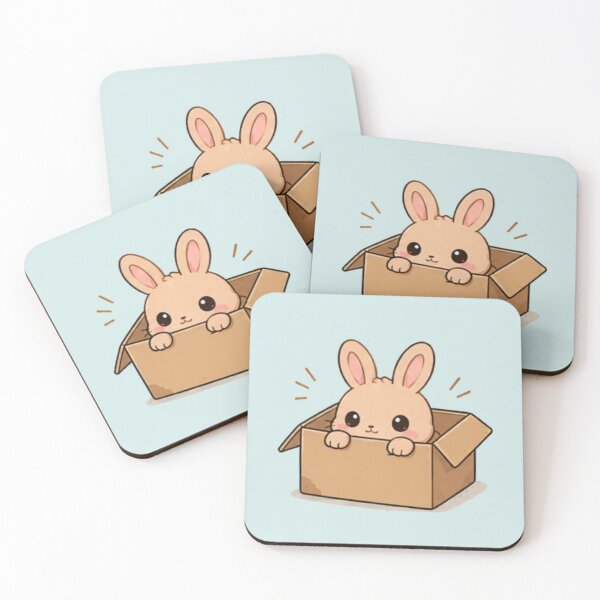 Item preview, Cute Little Bunny in a Box designed and sold by MellowMunchkins.