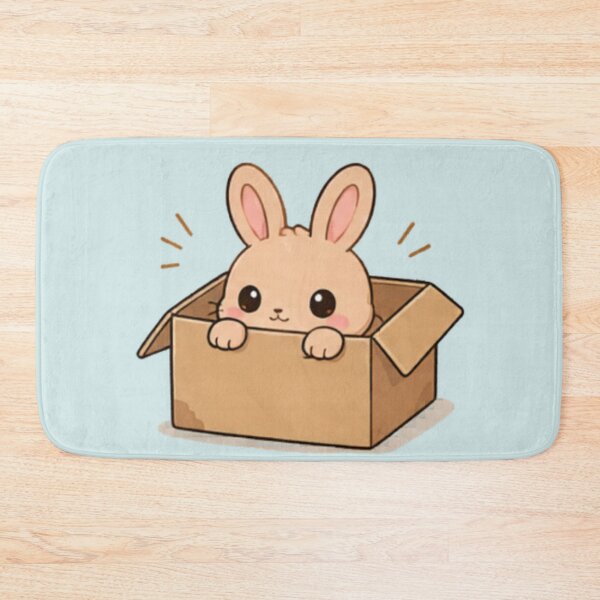 Item preview, Cute Little Bunny in a Box designed and sold by MellowMunchkins.