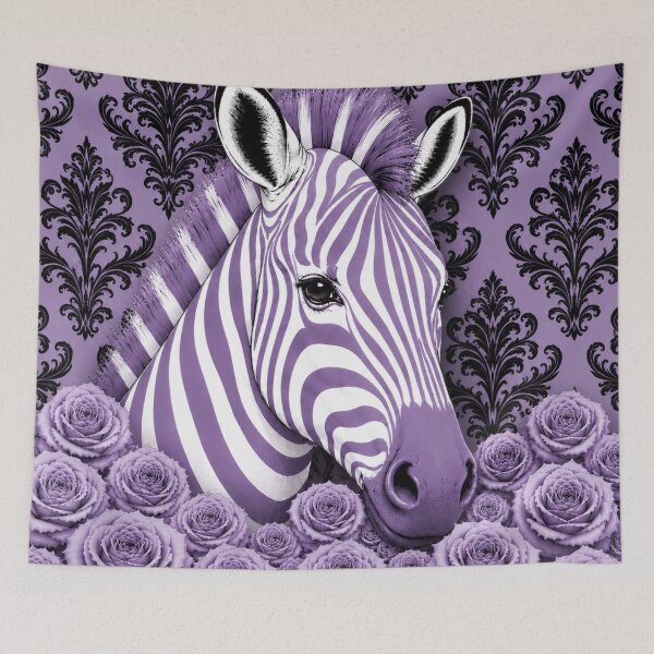Item preview, Lilac Zebra & Black Baroque designed and sold by DesignsByPrnces.