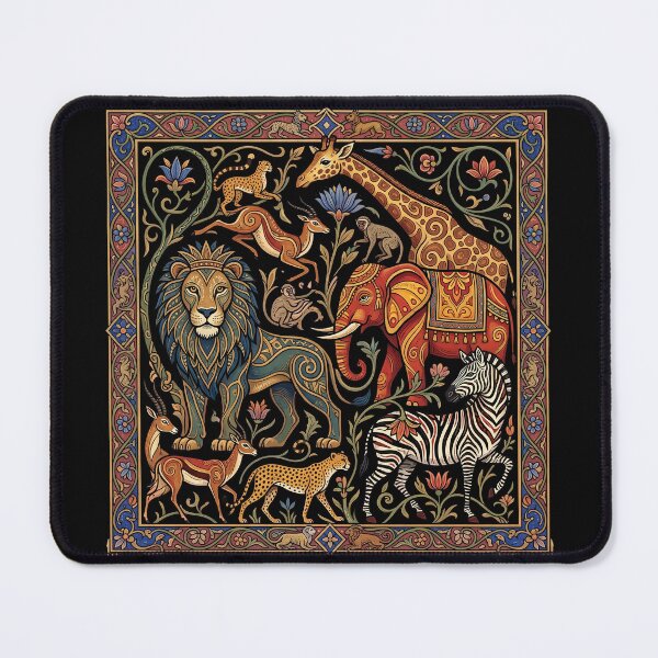 Item preview, Medieval African Animals designed and sold by The Quiet Canvas By Jacky.