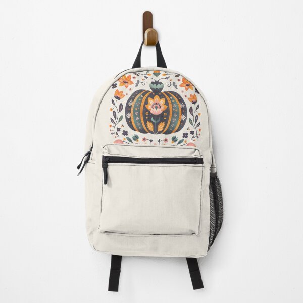 Item preview, Scandinavian Folk Art, Floral Pumpkin designed and sold by xiao xuans.