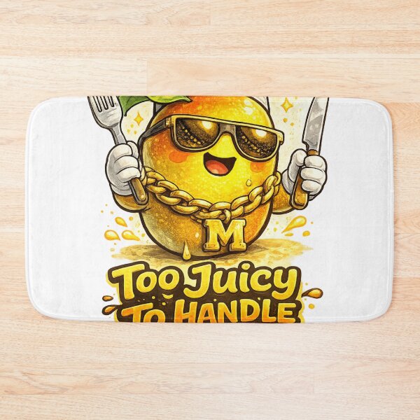 Item preview, Too Juicy To Handle Funny Chef Mango Gold Chain Design designed and sold by irfanshikh.