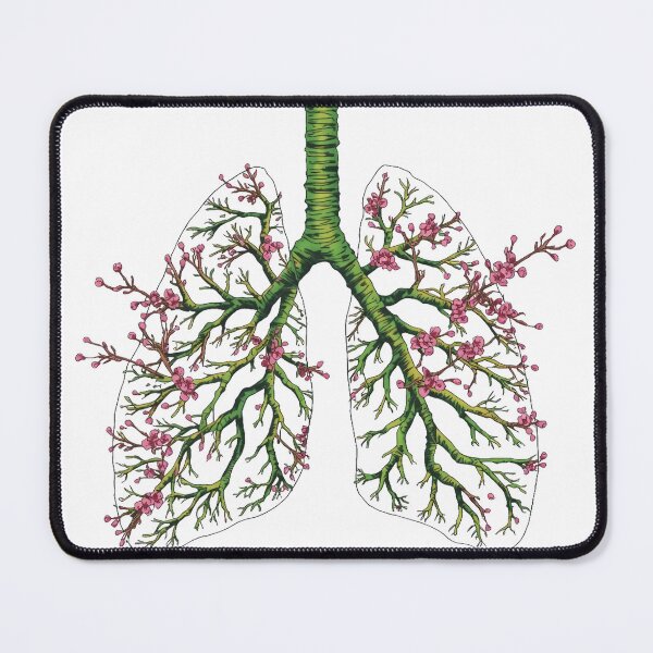 Item preview, Bronchial Tree Anatomy Illustration designed and sold by LuxPrintLab.