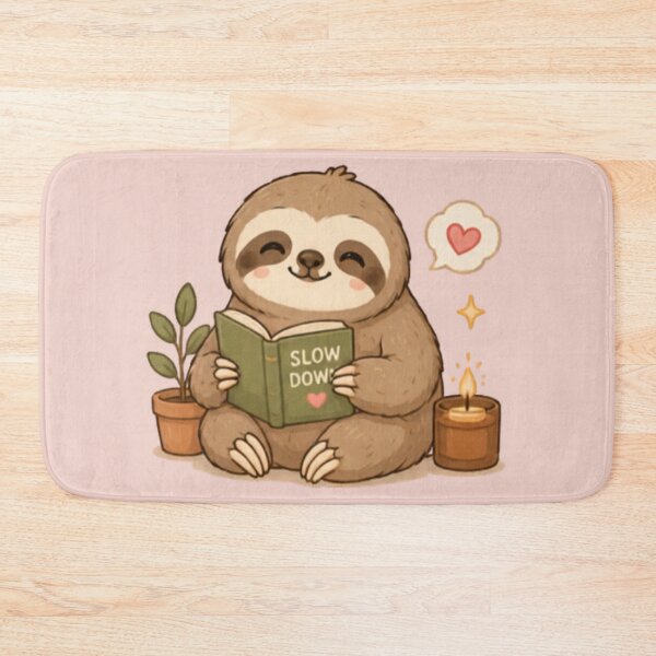 Item preview, Cute Book worm Sloth designed and sold by MellowMunchkins.