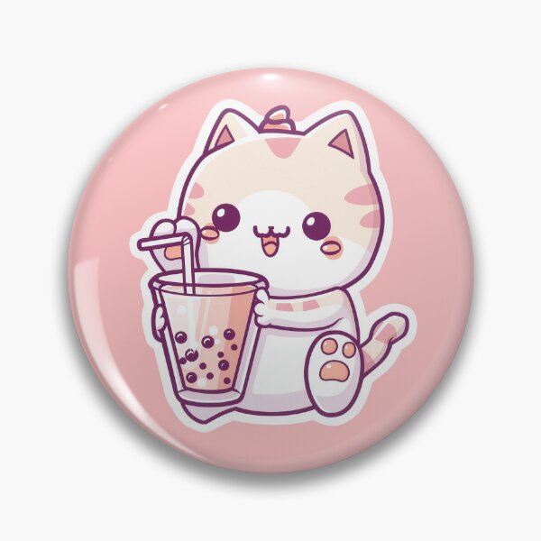 Item preview, Cat holding boba designed and sold by Phongphut.